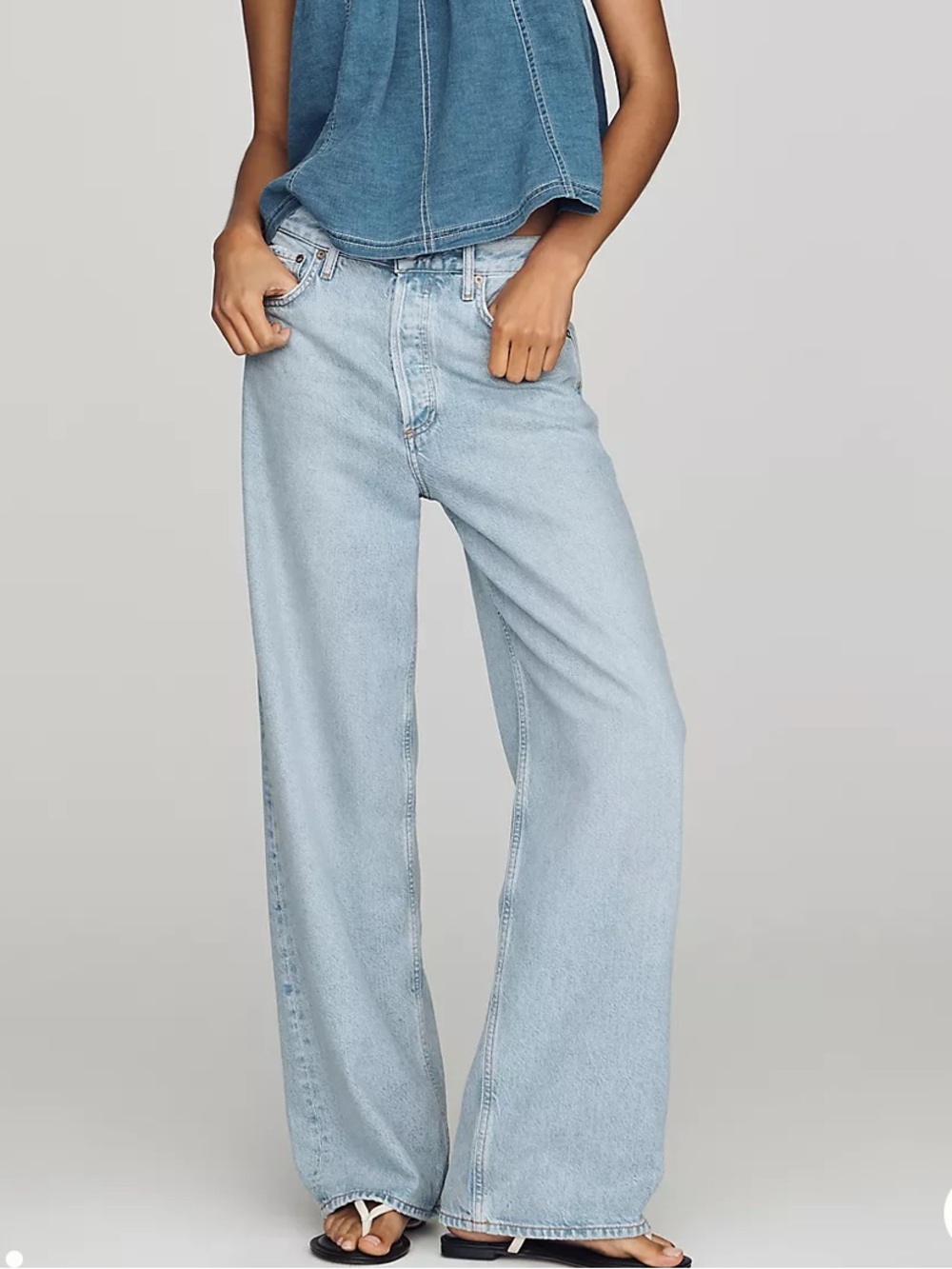 AGOLDE Ren Petite High-Rise Jeans